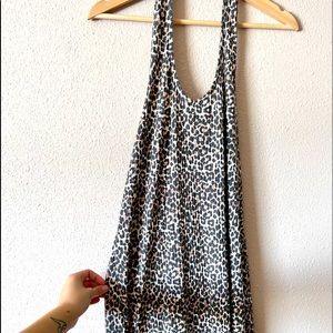 AE Cheetah print halter dress